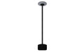 LED Solar Garden/Park Lamp CCT Black +2.5M Pole + Water Tank IP65 + Remote Control