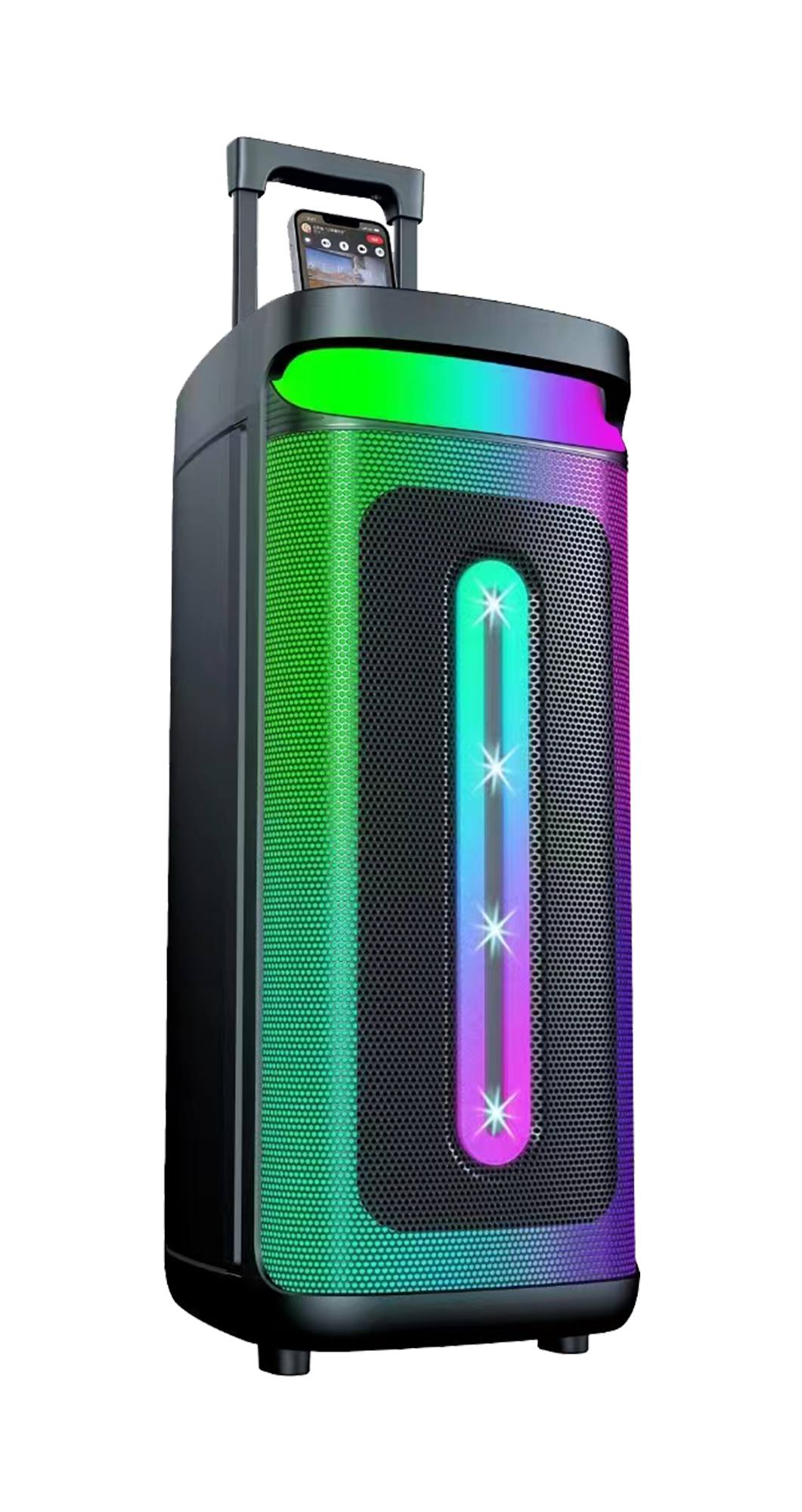 Portable Party Bluetooth Speaker 2x8inch