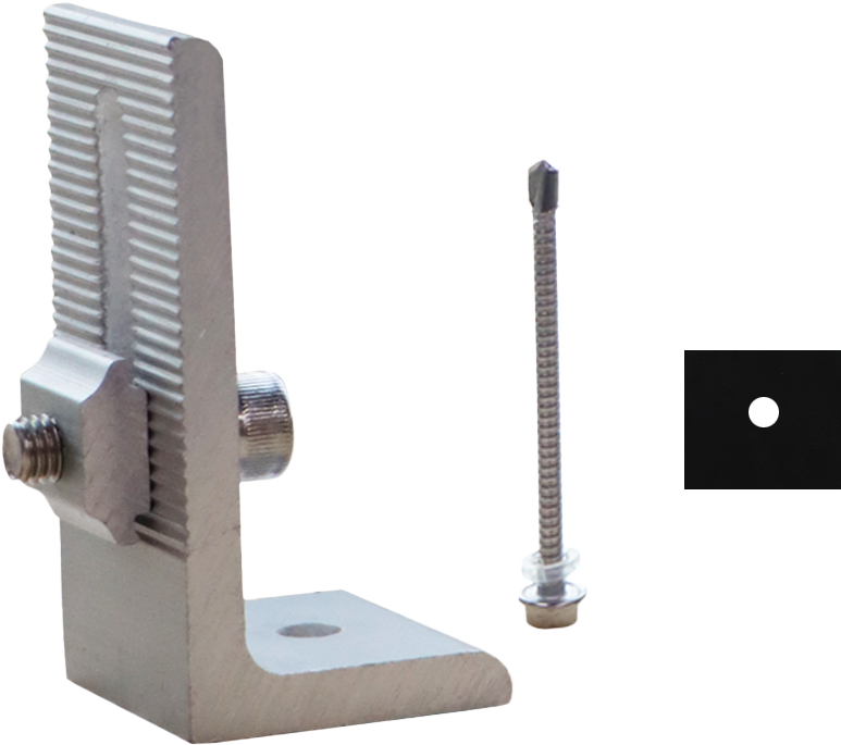 L Foot With M8*25mm+Rubber Pad+Screw