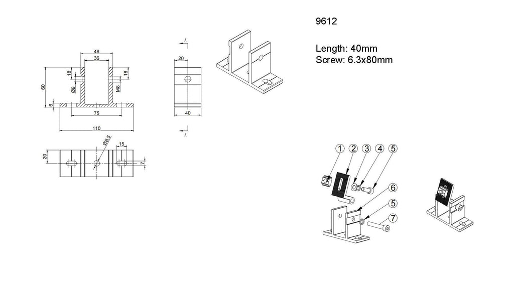 Adjustable Front Leg for Solar Panels - image 5