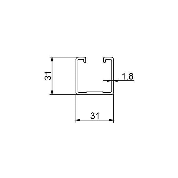 Adjustable Rear Leg 10-15° 200mm - product view