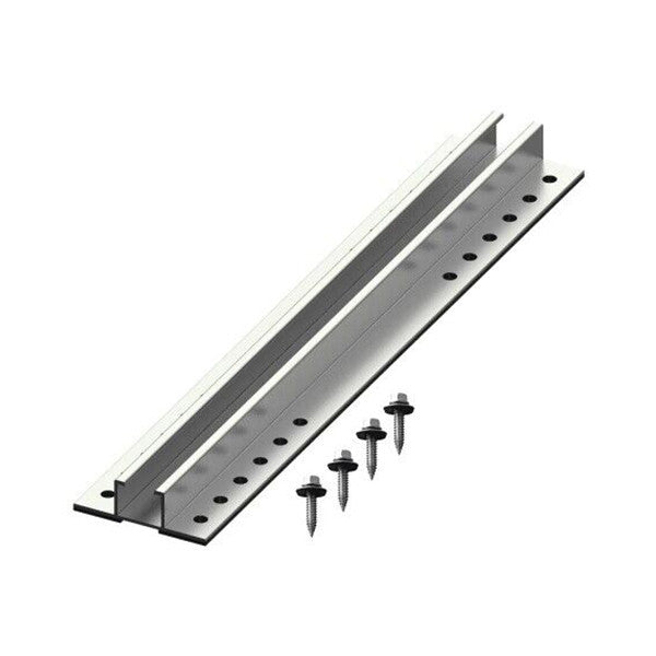 Aluminium Silver Rail 70x22x380mm