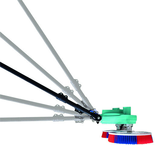 Double Headed Electric Photovoltaic Brush 5.5M Glass Fiber Handle AC220 or 110V AC - product view