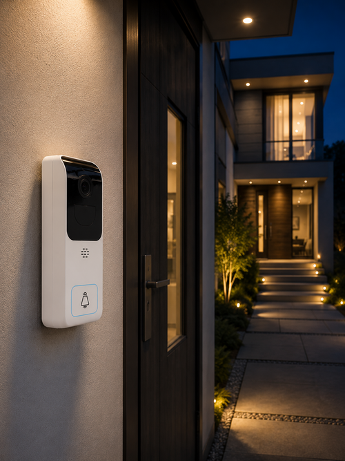 4MP Wi-Fi Battery Video Doorbell - product view