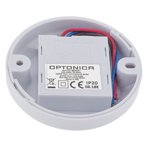LED PIR Motion Sensor 360° IP20 White - product view