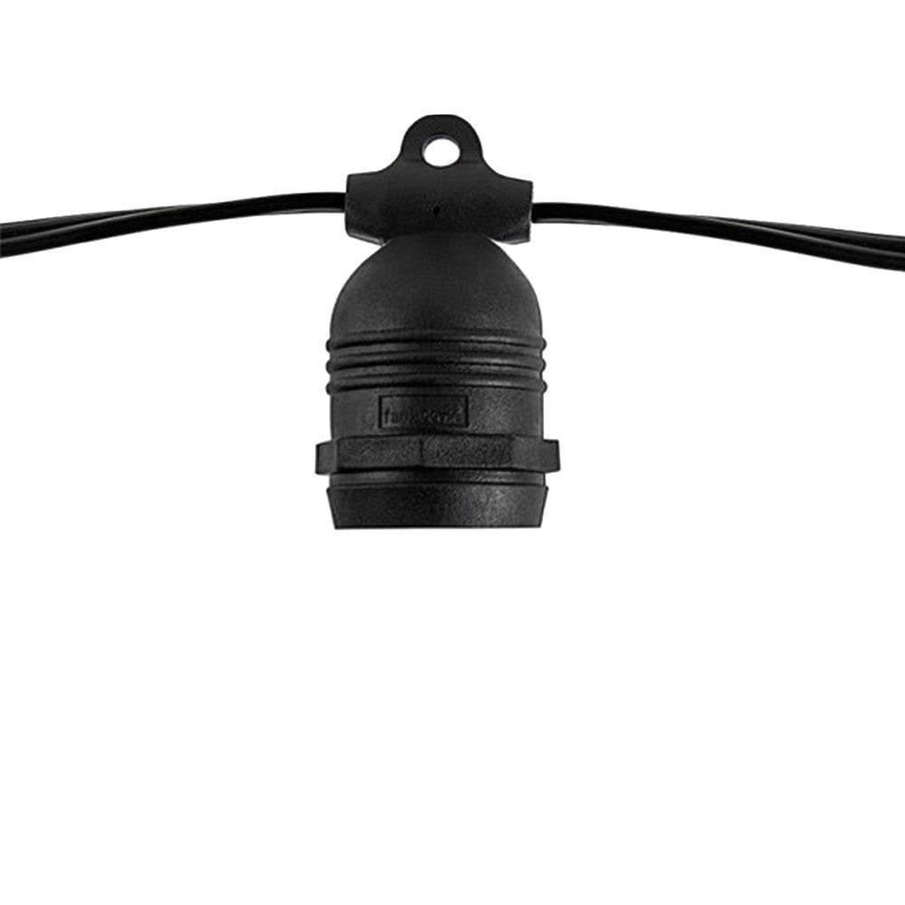 Outdoor String Light 15PCS E27 14.4M Fixed Sockets - Bulbs Not Included - product view