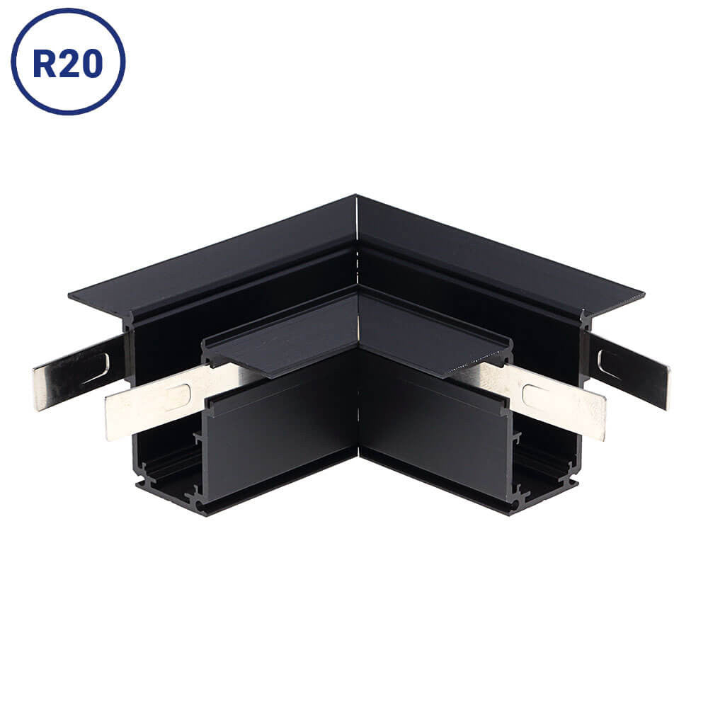 Recessed Corner For Magnetic Track System - product view