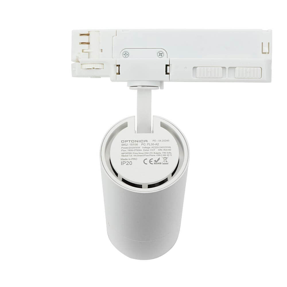 LED Track Light CCT 20W/25W/30W BRIDGELUX - White Body - image 5
