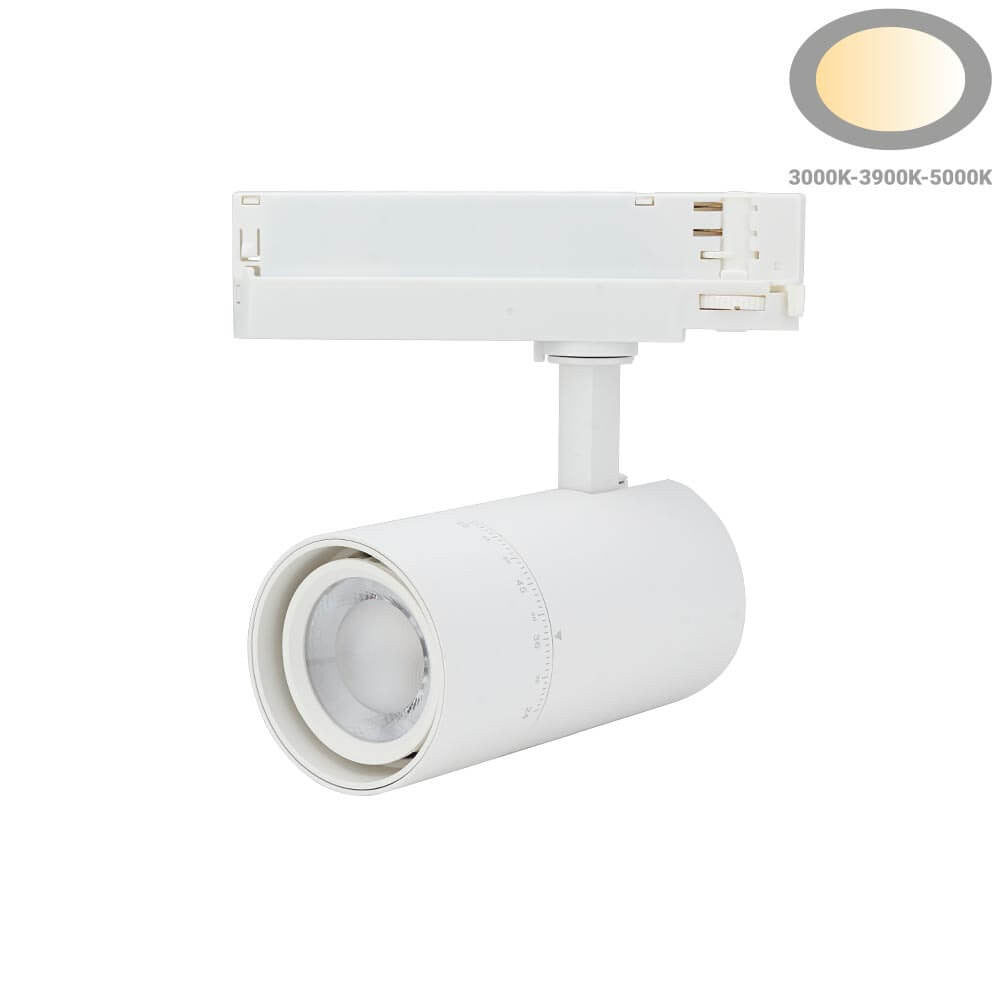 LED Track Light CCT 20W/25W/30W BRIDGELUX - White Body - image 6