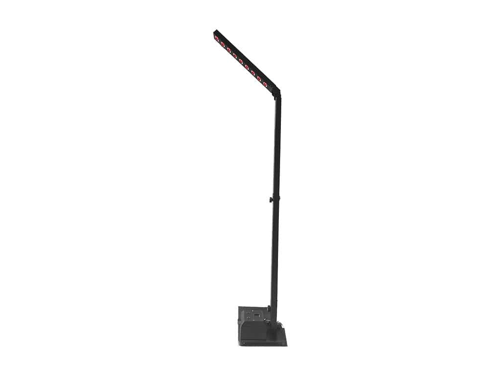 LED 9x10W Battery RGBWA+UV Mast Light