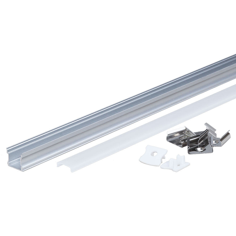 Aluminium Profile For LED Strip GRAY 12mm (L=2m) - product view