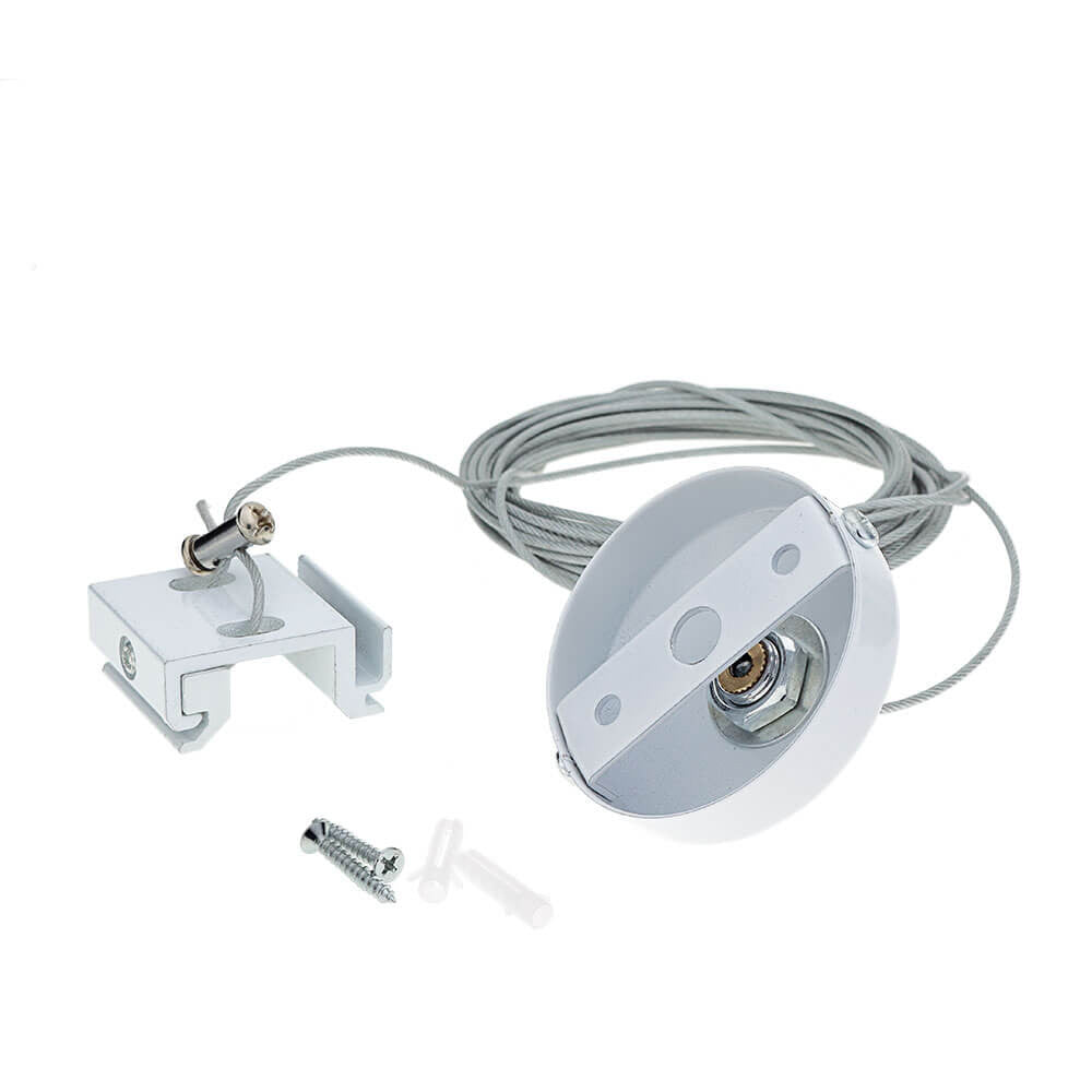 4-WIRE SUSPENSION FOR TRACK SYSTEM WHITE - product view