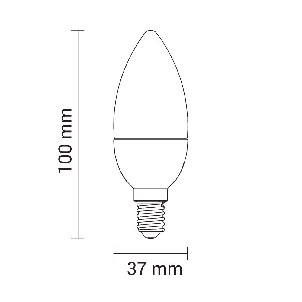 LED Bulb E14 Dimmable - image 3