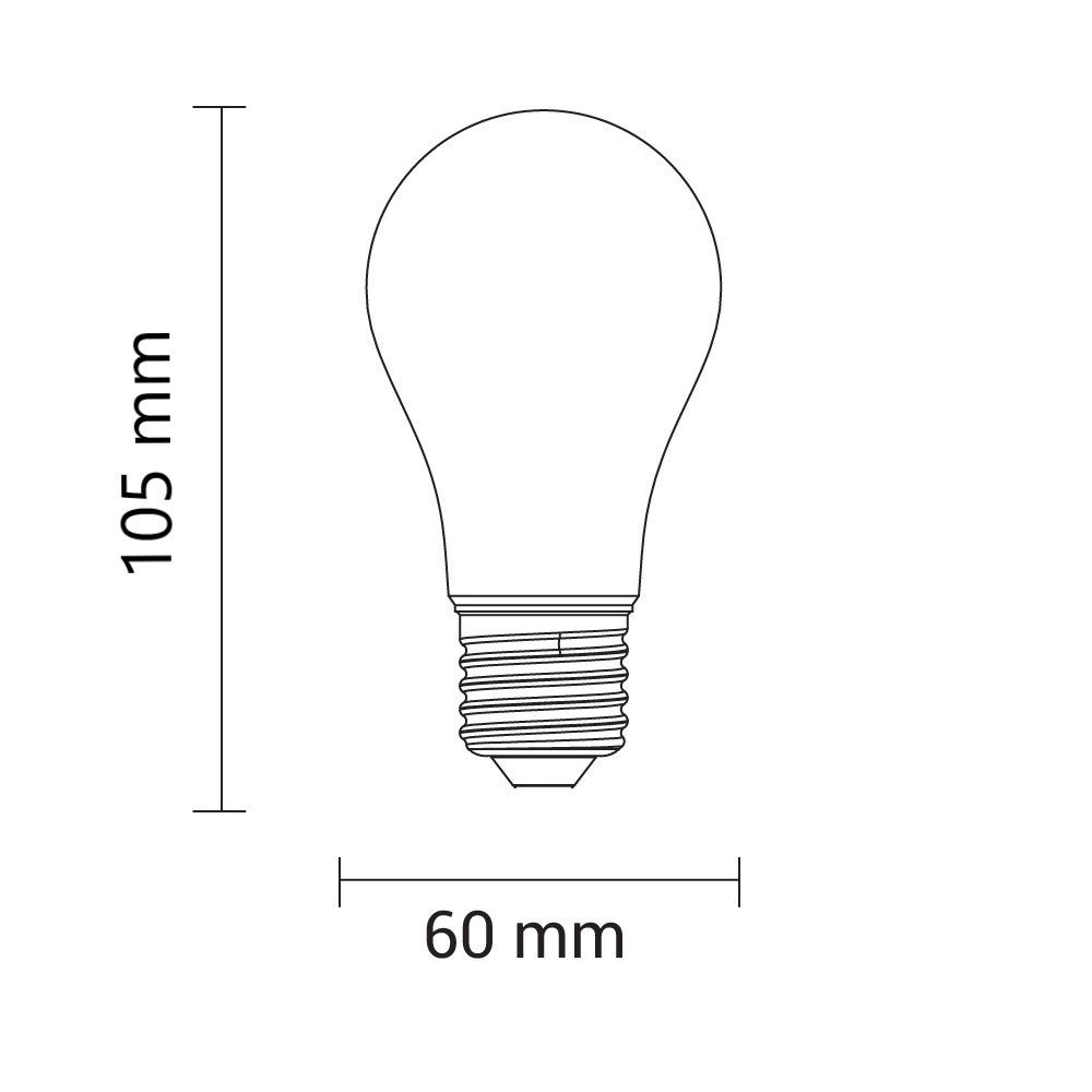 LED Filament Bulb A60 Dimmable - image 3