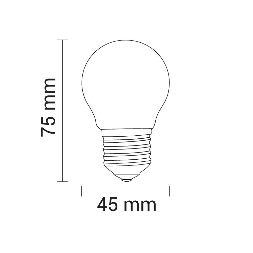 Lampadina a filamento LED E27 G45 - image 3