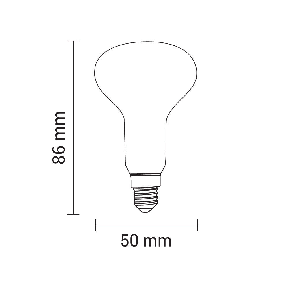 LED Filament Bulb R50 E14 - image 3