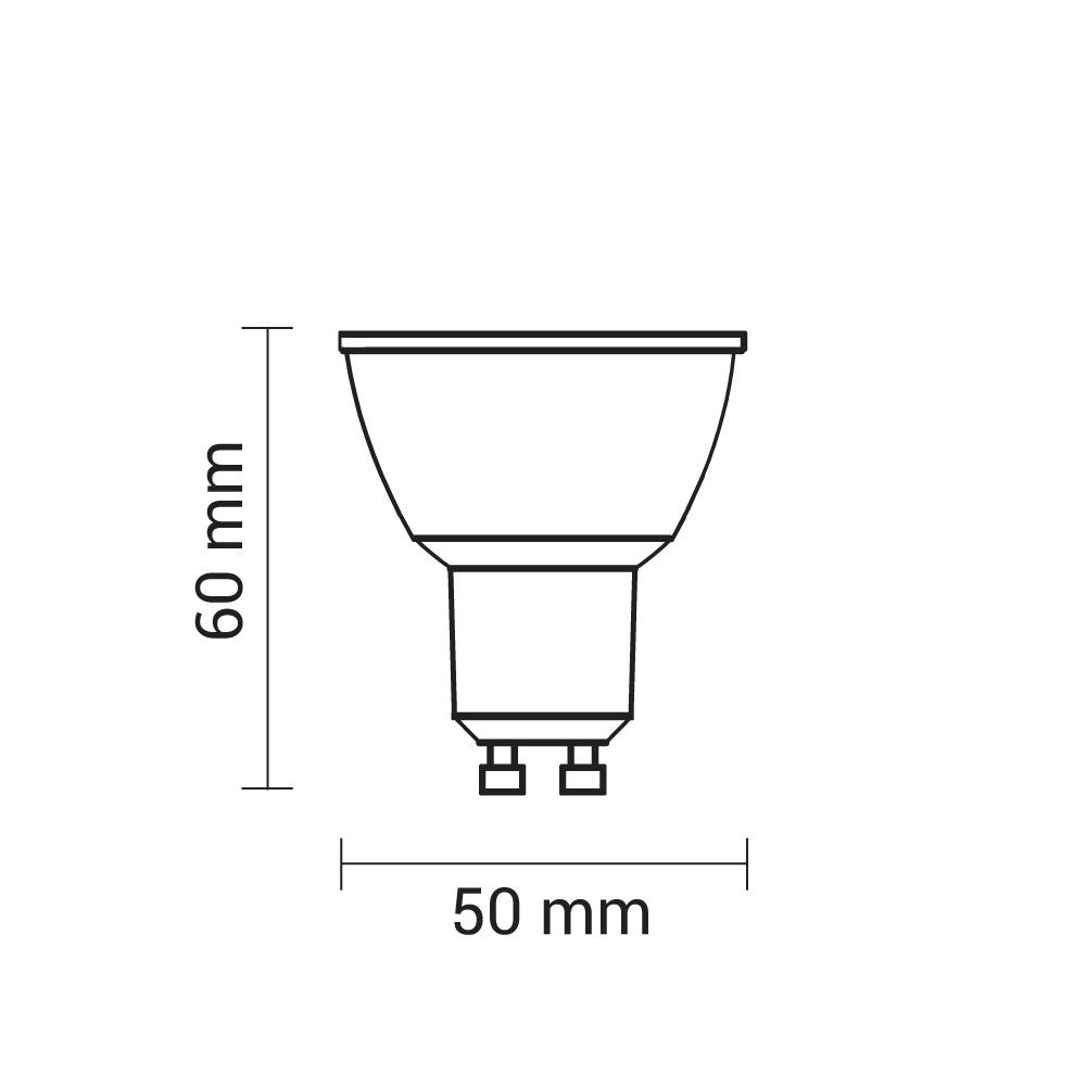 LED Spot GU10 50° COB White - image 3