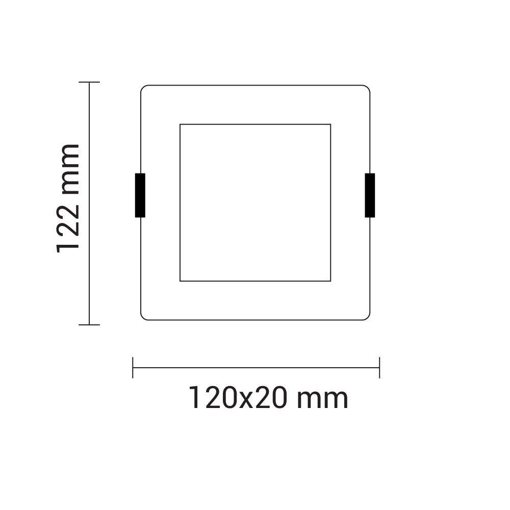 LED Mini Panel Square High Class 5 Years Warranty - image 3