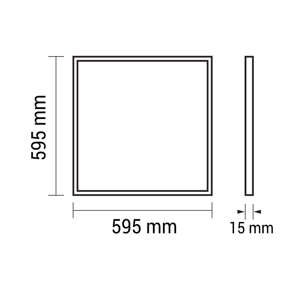 LED Panel 60x60 120lm/W UGR<19 (MOQ 6pcs/BOX) - image 3