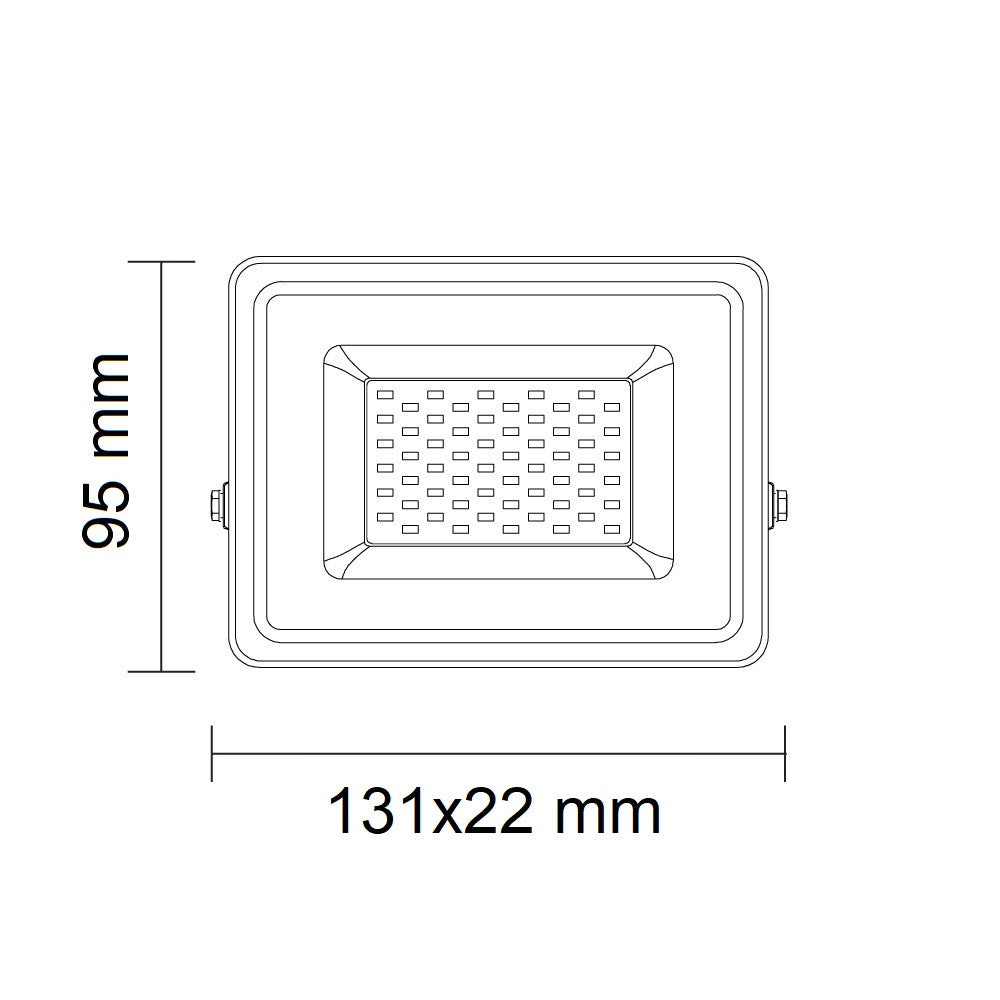 LED SMD Floodlight Black Epistar Chip Premium Line 5 Years Warranty - image 3