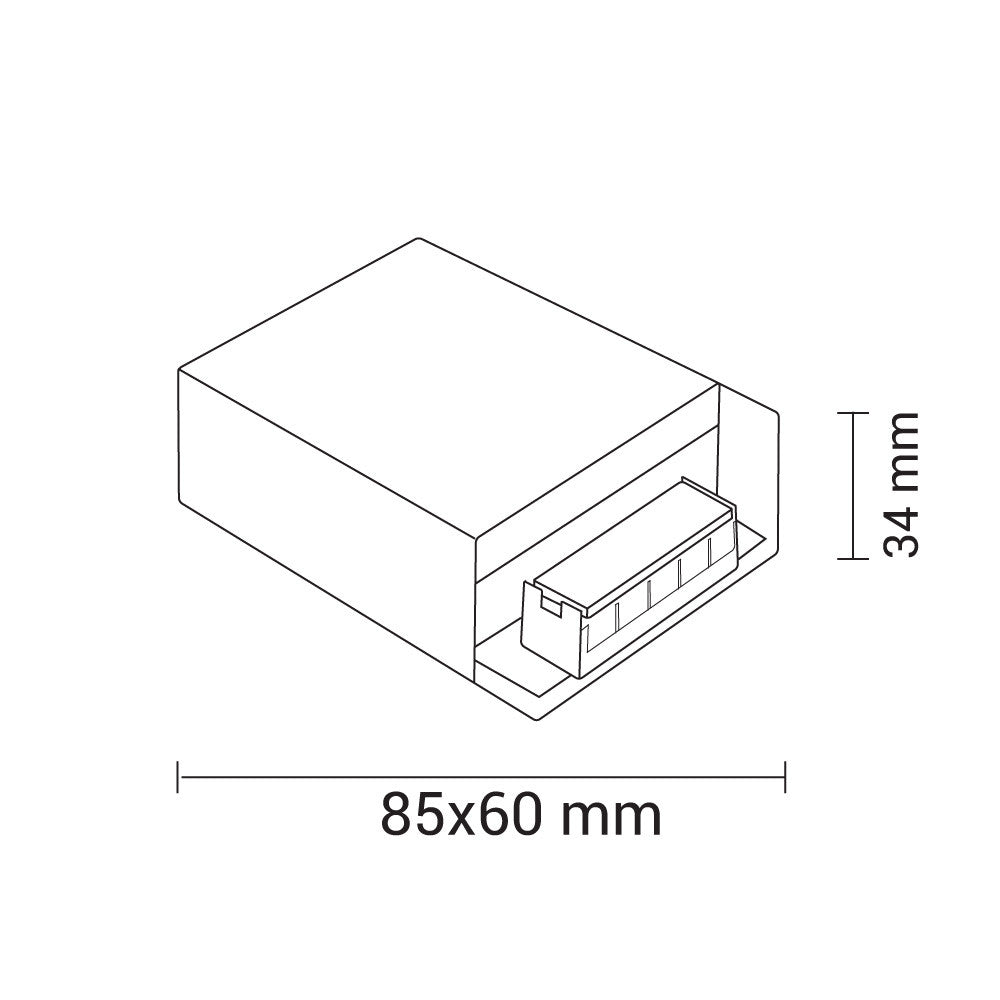 LED Strip Power Supply Metal - product view