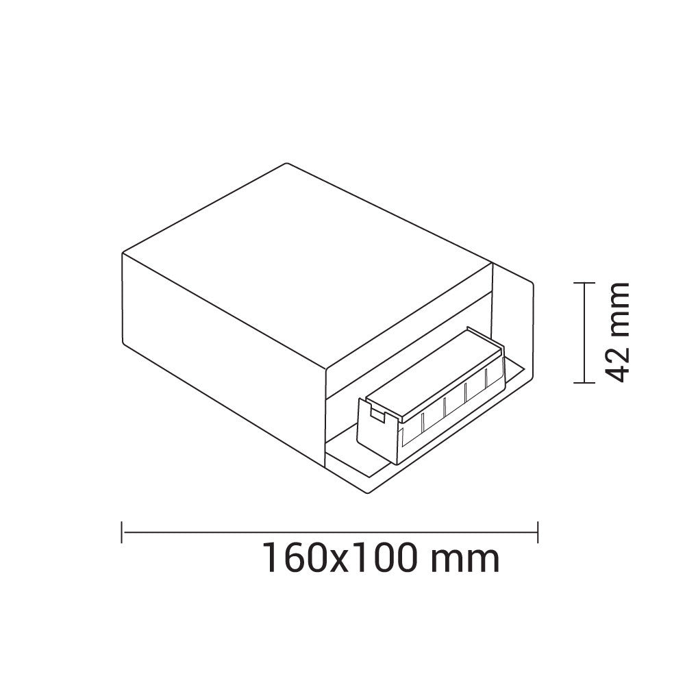 LED Power Supply 24V Metal - product view