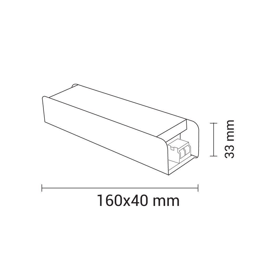 LED Strip Slim Power Supply Metal - product view