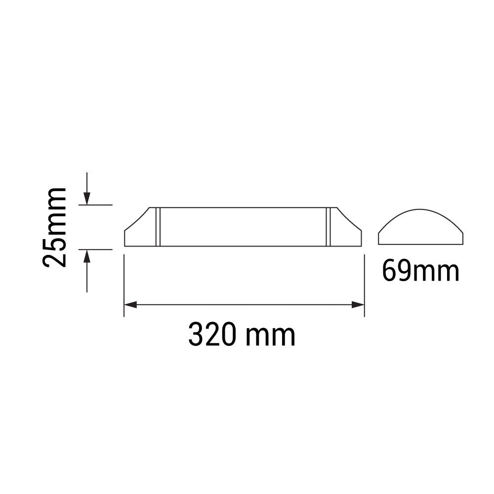 LED Batten Fitting IP20 - image 3