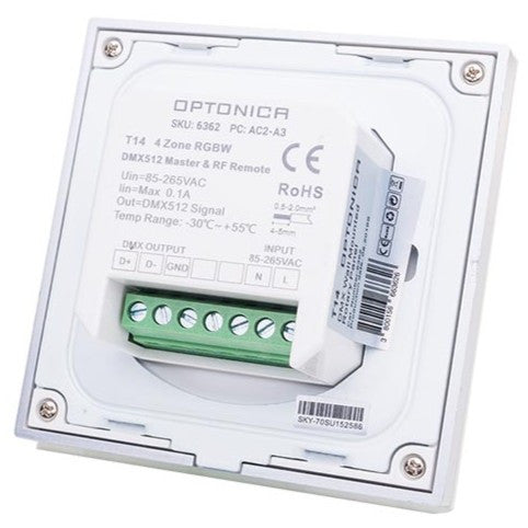 LED RGBW DMX Controller + Remote - product view